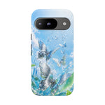 Copy of Silver Butterflies Tough Case | Blue Sky Water Droplets Phone Cover