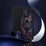 French Bulldog Galaxy Marble Art Tough Phone Case