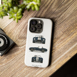 1966 Cobra Blue White Stripe Roadster Tough Phone Case Cover