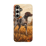 German Shorthaired Pointer Pointing Art Tough Phone Case