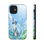 Copy of Silver Butterflies Tough Case | Blue Sky Water Droplets Phone Cover
