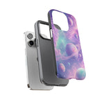 Pastel Galaxy Planet Vaporwave Art Tough Phone Case
