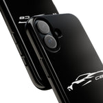 White C8 Phone Case for Chevy Fans, Tough Protective Cover