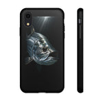 Tarpon Fishing Phone Case, Saltwater Portrait Black Cover, Gift
