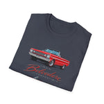 1966 Belvedere Convertible Car T-Shirt | Vintage Red Classic Automobile Tee