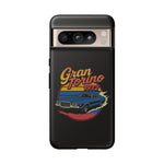 1972 Gran Torino Blue Retro Muscle Car Tough Phone Case Cover