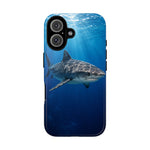 Tiger Shark Phone Case, Dappled Blue Water Tough Cover