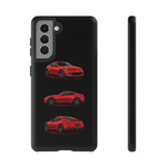 Red 370Z Sports Coupe Tough Phone Case for JDM Enthusiasts