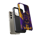 French Bulldog Pop-Art Portrait Tough Phone Case - Purple Gold