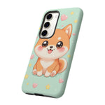 Shiba Inu Kawaii Chibi Smile Pet Dog Art Tough Phone Case
