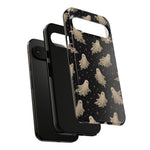 Vintage Ghost Pattern phone case | Halloween spooky stars design