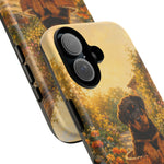 Rottweiler Puppy in Flower Pot Tough Case | Floral Dog Phone Cover
