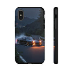 240SX JDM Drift Smoke Night Street Art Tough Phone Case
