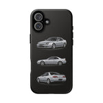 Silver Prelude Sports Coupe Tough Phone Case for JDM Fans