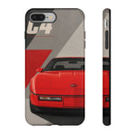 Bright Red C4 Vector Tough Phone Case