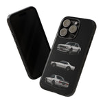 Silver Hakosuka Skyline Classic Sports Car Tough Phone Case for JDM Fans