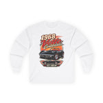 1968 Vette Convertible illustration Long Sleeve Tee | Vintage Car Racing