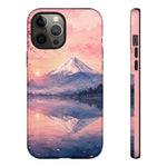 Mount Fuji Dawn Reflection Art Tough Phone Case
