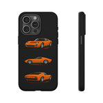 Orange Miura Classic Supercar Tough Phone Case - 3 View