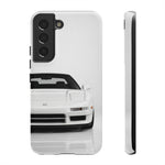White NSX Phone Case, Retro 90s JDM Supercar Cover, Gift for Car Lovers