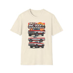 1971 Chevy K10 Cheyenne Pickup T-Shirt | vintage sunset truck stack