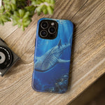 Whale Shark Phone Case, Sunlit Spotted Pattern Cover