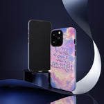 You Are Enough phone case | pastel cloud affirmation protective case
