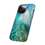 Ocean Wave Tunnel Tough Case | Turquoise Surf Phone Cover