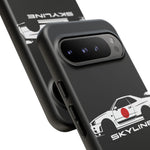 R34 Skyline Japanese Flag Race Car Phone Case | JDM GT-R Tough Cover
