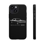 Vintage Galaxie 500 Phone Case | Classic Car Illustration, Black