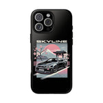 R34 Skyline GT-R Sakura Mountain JDM Tough Phone Case Gift