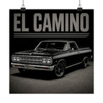 1964 Chevy El Camino Poster Classic Muscle Car Wall Art Print Vintage Retro