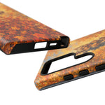 Yorkshire Terrier Jumping in Autumn Leaves Tough Case | Fall Dog Phone Cover