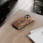 Border Terrier Earthy Watercolor Art Tough Phone Case