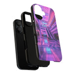 Empty Mall Escalator Vaporwave Art Tough Phone Case