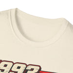 1993 911 RS America T-Shirt — Vintage Red Porsche Sports Car Graphic Tee