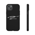 White C8 Z06 Phone Case for Chevy Fans, Tough Protective Cover