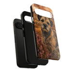 Border Terrier Earthy Watercolor Art Tough Phone Case