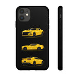 Yellow Camaro SS Muscle Car Phone Case Tough Multi View Print