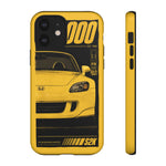 S2000 Spa Yellow Retro 90s JDM Car Tough Phone Case