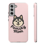 Pomsky Mom Phone Case | Cute Dog Illustration