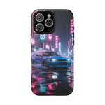 Skyline GT-R Tokyo Rain JDM Night Art Tough Phone Case