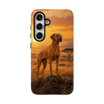 Rhodesian Ridgeback African Savanna Art Tough Phone Case