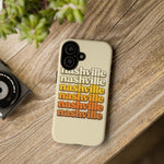 Nashville Retro Stack phone case | Tough Cover