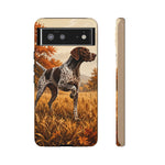 German Shorthaired Pointer Pointing Art Tough Phone Case