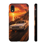 64 Impala Coastal Drive Phone Case Canyon Drive Painterly Car Art