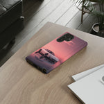 White FD RX-7 Blush Pink Sky Tough Case
