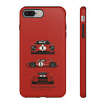 1967 GT40 Mk IV Red Race Car Tough Phone Case Cover Gift