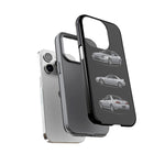 Silver Prelude Sports Coupe Tough Phone Case for JDM Fans