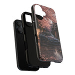 Cherry Blossom Street Scene R34 Skyline GTR Tough Case | Car Photo Cover